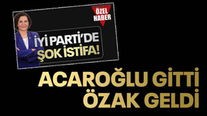 Acaroğlu gitti Özak geldi